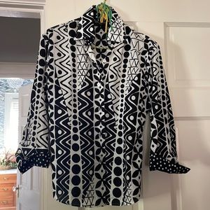 Liz Logie blouse size 4